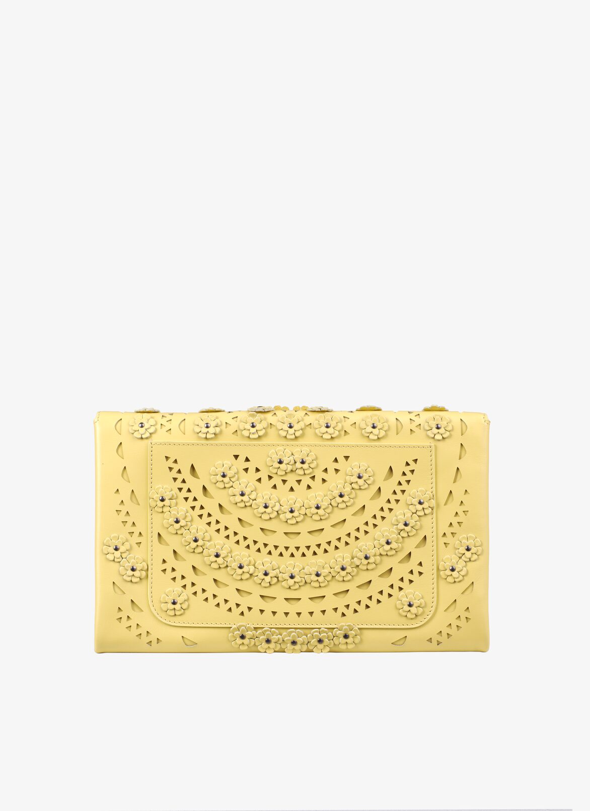 BAG CUIR LUX NEW VIENNE FLEUR TOPAZE ALAÏA GOLDTOPAS BAG CUIR LUX NEW VIENNE FLEUR TOPAZE